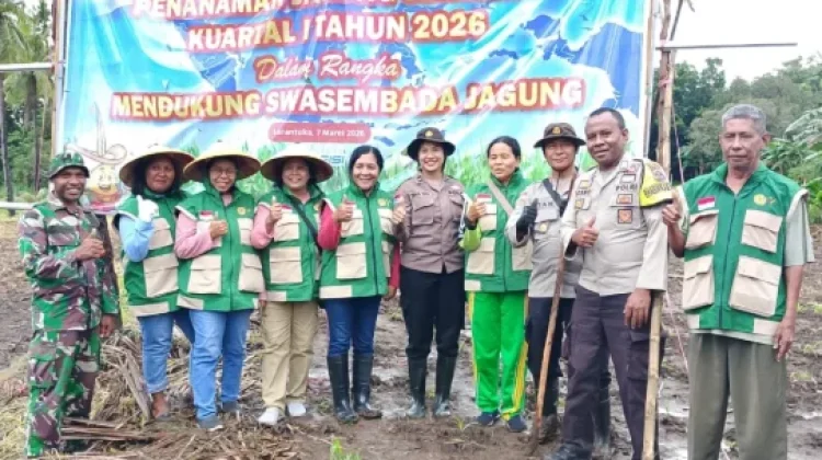 Tanam Raya Jagung Serentak Digelar di Weri Larantuka