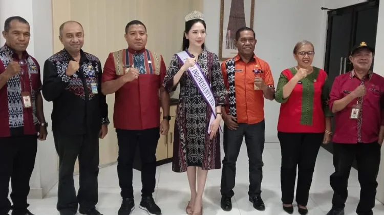 Bupati Sikka Terima Audiensi Putri Indonesia NTT 2026