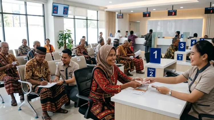 Taspen Ende Salurkan THR Pensiunan Lebih Awal