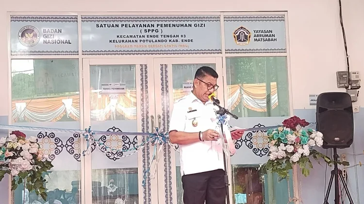Wabup Ende Resmikan Dapur Makan Bergizi Yayasan Arruman