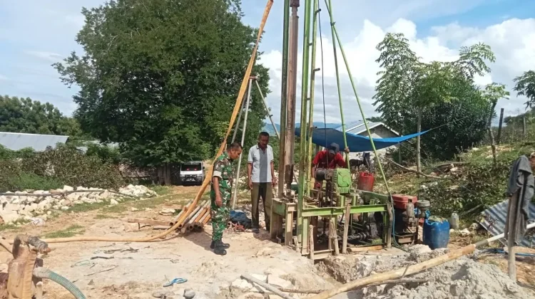 Sumur Bor Bantuan BNPB di Nagekeo Rampung, Layani 141 KK