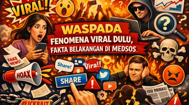 Waspada Fenomena 'Viral Dulu Fakta Belakangan' di Medsos