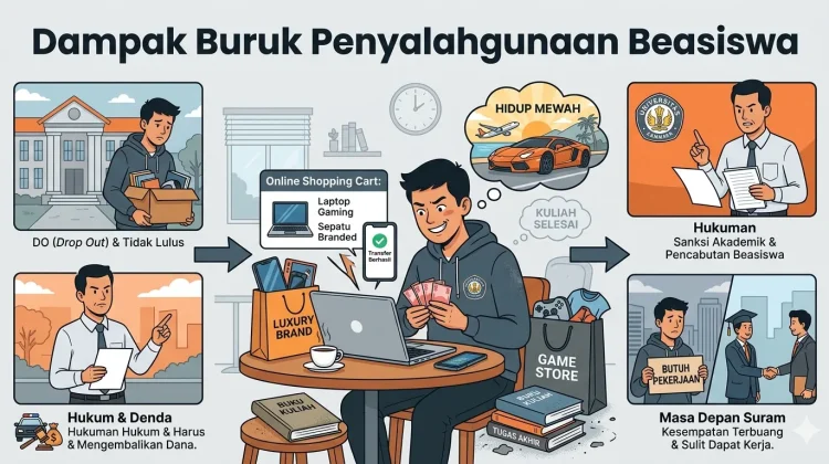 Penyalahgunaan Beasiswa Cederai Integritas Mahasiswa