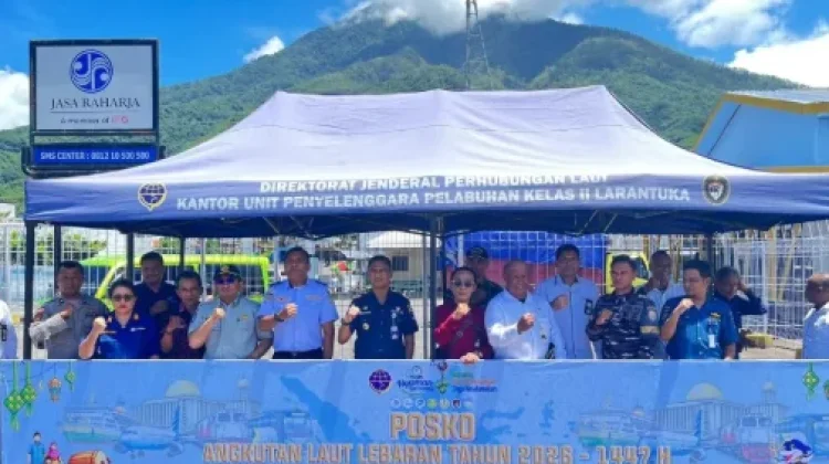 Posko Terpadu Pelabuhan Larantuka Siap Amankan Arus Lebaran