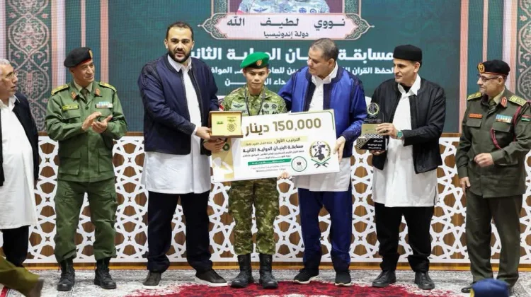 Prajurit Yonif TP 834/Wakanga Mere Raih Juara 1 MHQ Internasional Militer di Libya
