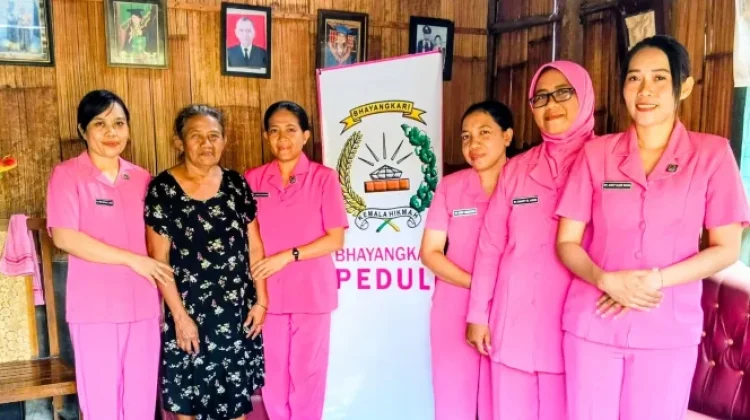 Bhayangkari Ndona Rawat Silaturahmi Purnawirawan POLRI