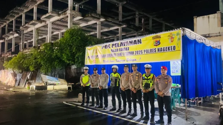 Polres Nagekeo Gelar Pengamanan Pos Pelayanan jelang Ramadan