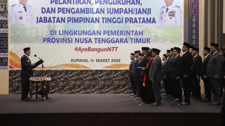 Gubernur Lantik dan Kukuhkan Pejabat Tinggi Pratama, Perkuat Kinerja Birokrasi