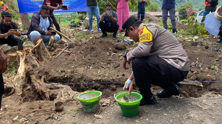 Polres Ende Bangun Pusat Gizi, Perkuat Layanan Kesehatan Warga
