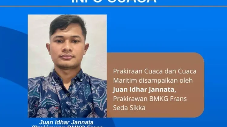 BMKG Ingatkan Potensi Hujan Lebat di Sikka