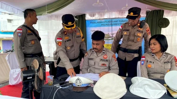 Polisi Pastikan Kesiapan Pos Terpadu Larantuka Jelang Arus Mudik