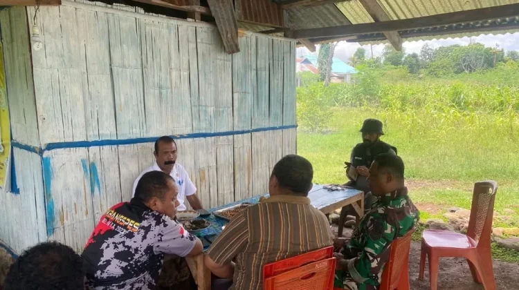Bahas Isu Perusahaan, Aparat dan Warga Nagawutung Duduk Bersama
