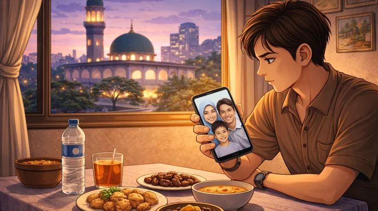Ramadan di Perantauan, Rindu Husain Tertahan Pekerjaan