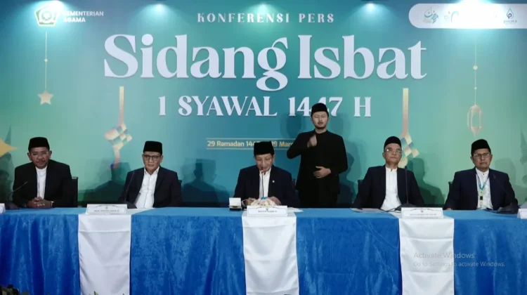 Pemerintah Tetapkan 1 Syawal 1447 H Jatuh pada 21 Maret 2026