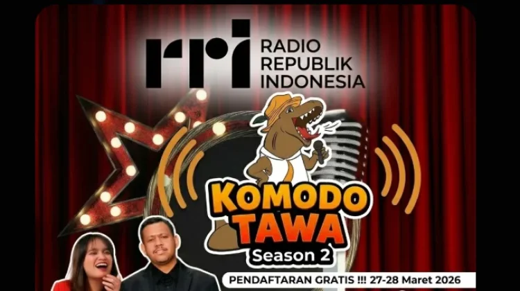 Dukung Industri Kreatif, RRI Labuan Bajo Jadi Official Media Partner Komodo Tawa 2