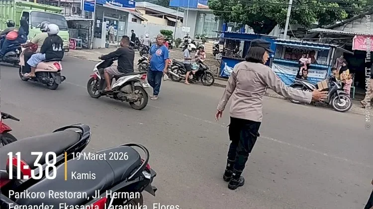 Arus Lalu Lintas Larantuka Lancar Selama Operasi Ketupat