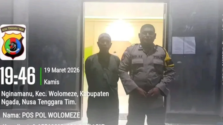 Polisi Amankan Shalat Tarawih di Wolomeze Ngada