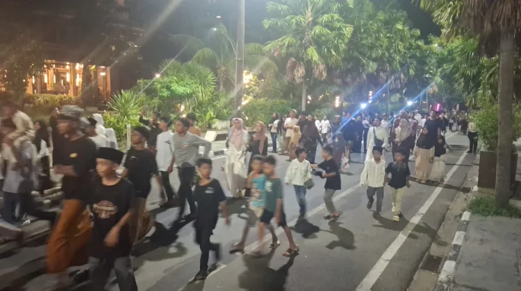 Wujud Nyata Toleransi, Pemuda Katolik Labuan Bajo Bantu Amankan Pawai Takbiran