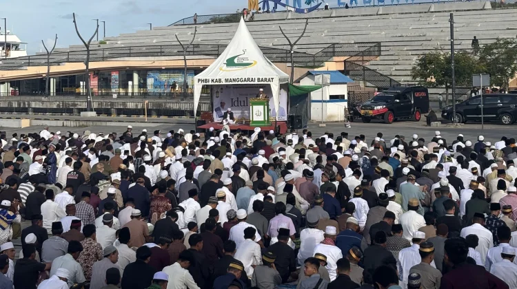 6.000 Jamaah Ikuti Salat Id di Waterfront Labuan Bajo