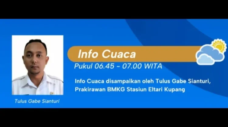 BMKG: NTT Berpotensi Hujan Ringan hingga Lebat