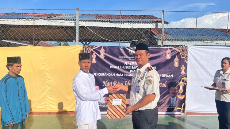 29 Warga Binaan Rutan Ruteng Terima Remisi Idul Fitri