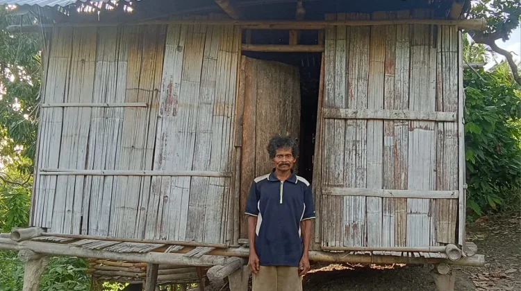 Hidup di Gubuk Reyot, Donatus Belum Tersentuh Bantuan