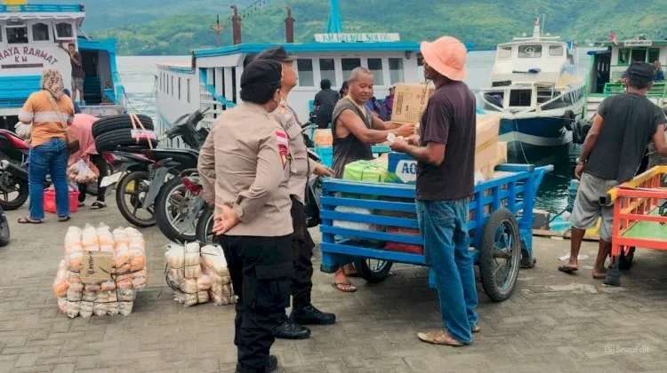 Operasi Pekat Turangga, Polisi Pantau Aktivitas Pelabuhan Larantuka