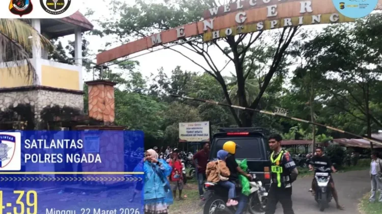 Satlantas Polres Ngada Pastikan Lalu Lintas Wisata Lancar saat Libur Lebaran