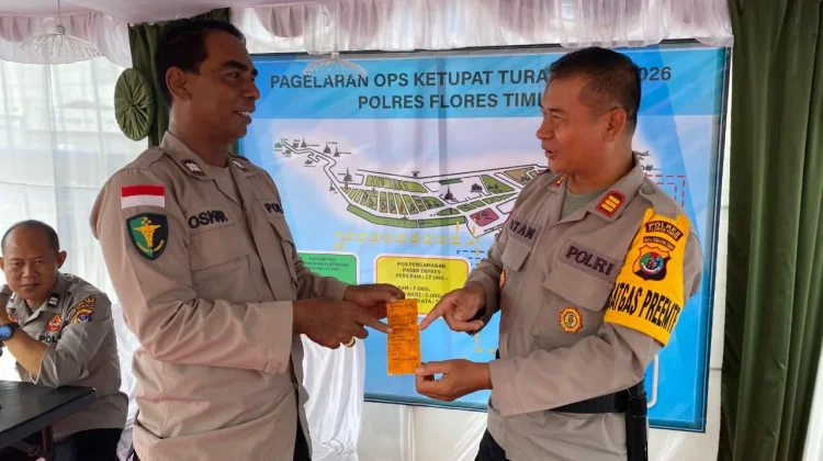 Hari Terakhir Operasi Ketupat, Personel Polres Flotim Diberi Vitamin