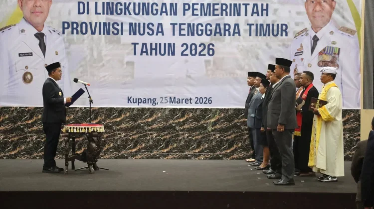 Gubernur NTT Lantik Kepala Sekolah SMA/SMK/SLB Lingkup Pemprov NTT