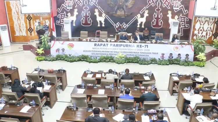 LKPJ Gubernur NTT Tahun Anggaran 2025 Catatkan Sejumlah Capaian Positif