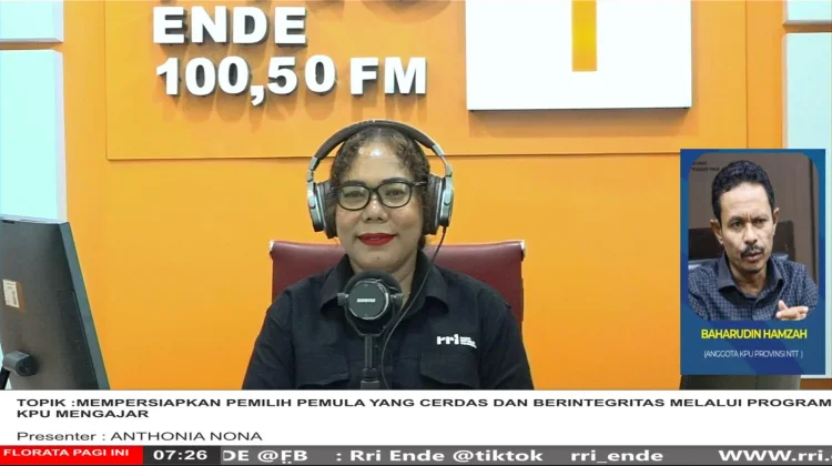 KPU Mengajar Perkuat Literasi Pemilih Pemula NTT