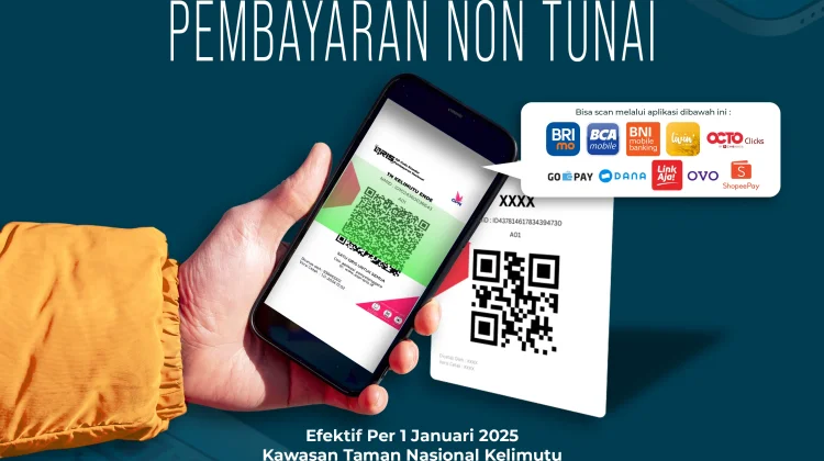 Taman Nasional Kelimutu Kini Terapkan Sistem Pembayaran Non-Tunai