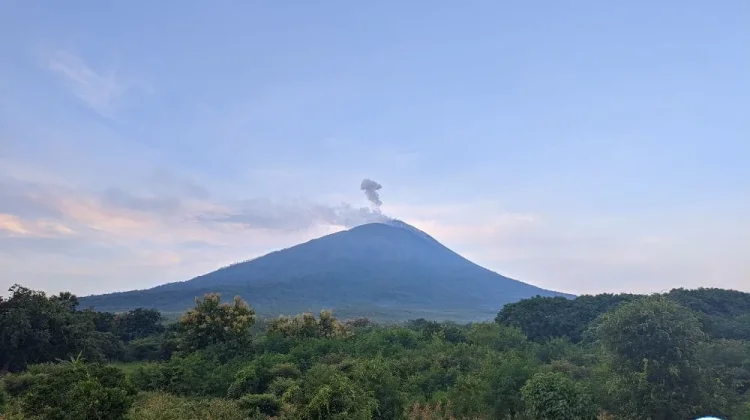 Erupsi Ile Lewotolok, Abu Capai 500 Meter
