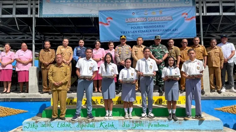 Dapur MBG Polres Manggarai Resmi Diluncurkan, Layani 1.253 Penerima