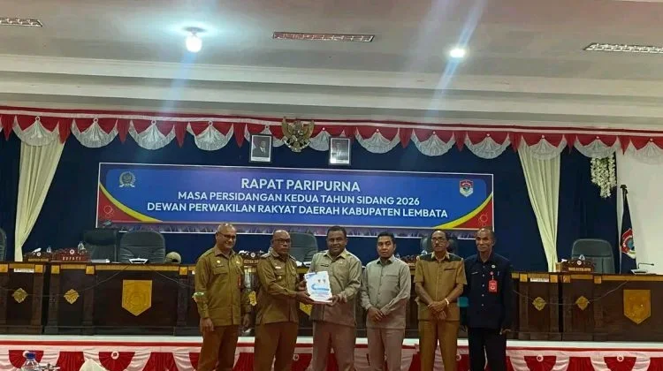 Bupati Lembata Sampaikan LKPJ 2025 di Paripurna DPRD