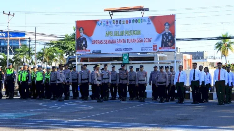 Polres Sikka Gelar Apel Operasi Semana Santa 2026