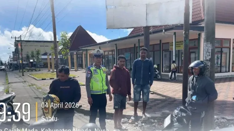 Polres Ngada Siagakan Personel Pos Pengamanan Bajawa Selama Tri Hari Suci