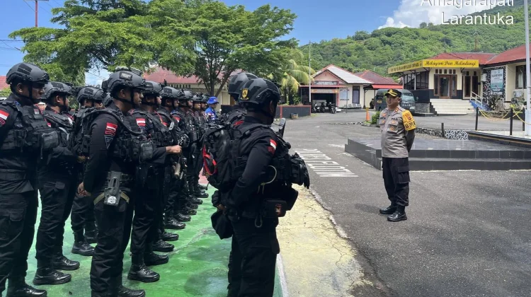 Sebanyak 30 Personel Brimob BKO Ditarik usai Amankan Semana Santa