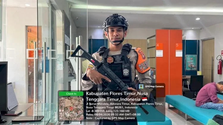 Polisi Amankan Sejumlah Bank di Flores Timur