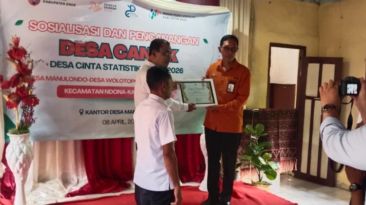 Bupati Ende Luncurkan Tiga Desa Cantik Statistik
