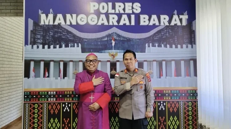Uskup Labuan Bajo Apresiasi Polres Manggarai Barat usai Paskah 2026