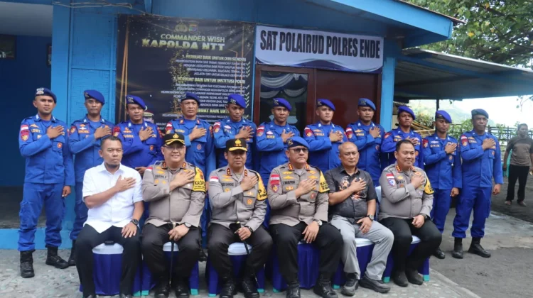 Kapolda NTT Resmikan Mako Satpolairud Polres Ende