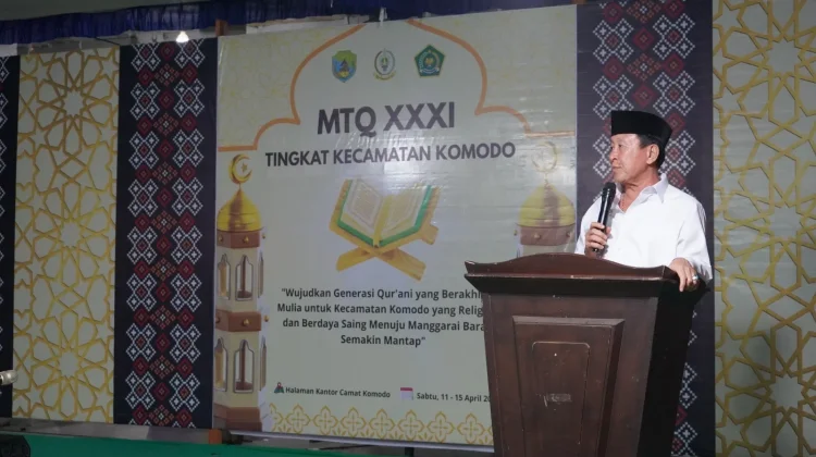 Wabup Mabar Buka MTQ XXXI Kecamatan Komodo, Tekankan Pembentukan Generasi Tangguh