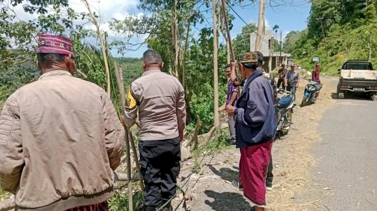 Bhabinkamtibmas Fasilitasi Mediasi Sengketa Tanah Desa Nao yang Berakhir Damai
