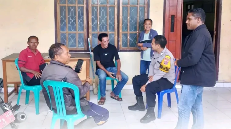 Bhabinkamtibmas Desa Bomari Intensifkan Patroli dan Sambang