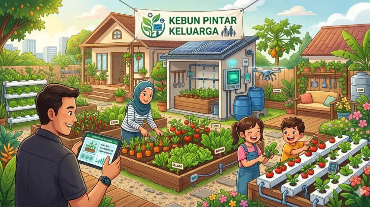 Kebun Pintar Iklim Dorong Ketahanan Pangan Keluarga