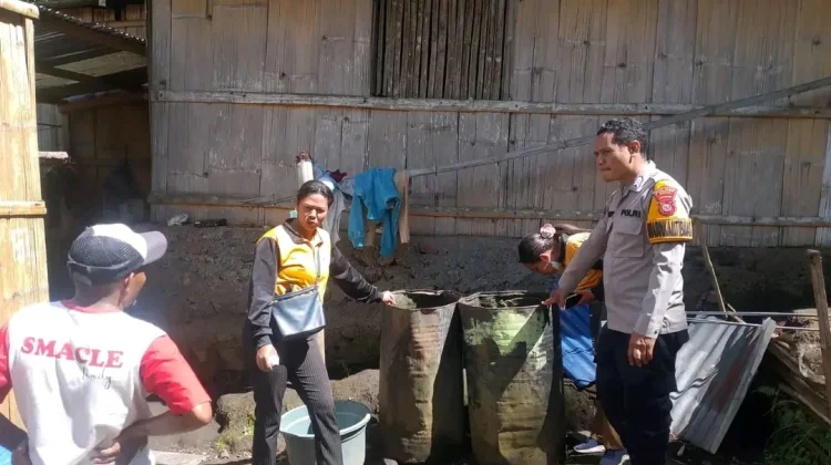 Bhabinkamtibmas Desa Bomari Bersama Puskesmas Langa Gelar Penyuluhan Bahaya DBD