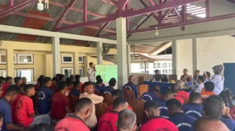 KPU Flotim Edukasi WBP Rutan Larantuka Soal Pemilu