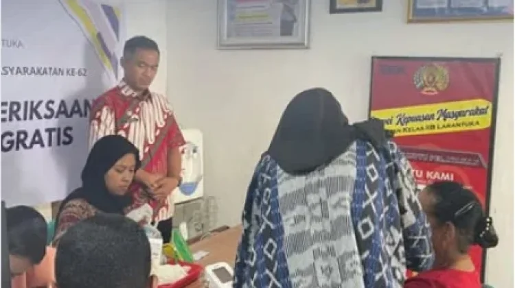 Rutan Larantuka Gelar Pemeriksaan Kesehatan Gratis Bagi Pengunjung
